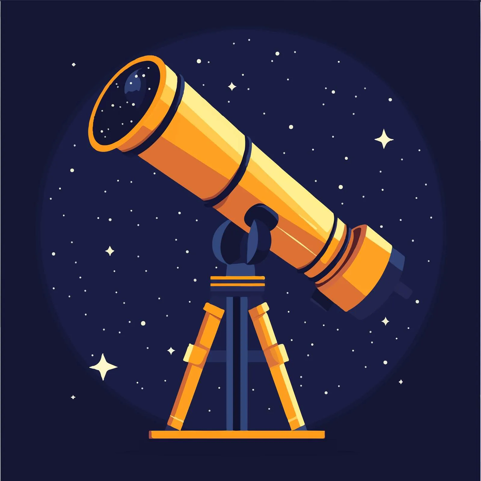 Space Telescope Science Vector Illustration — free download from Dotvec
