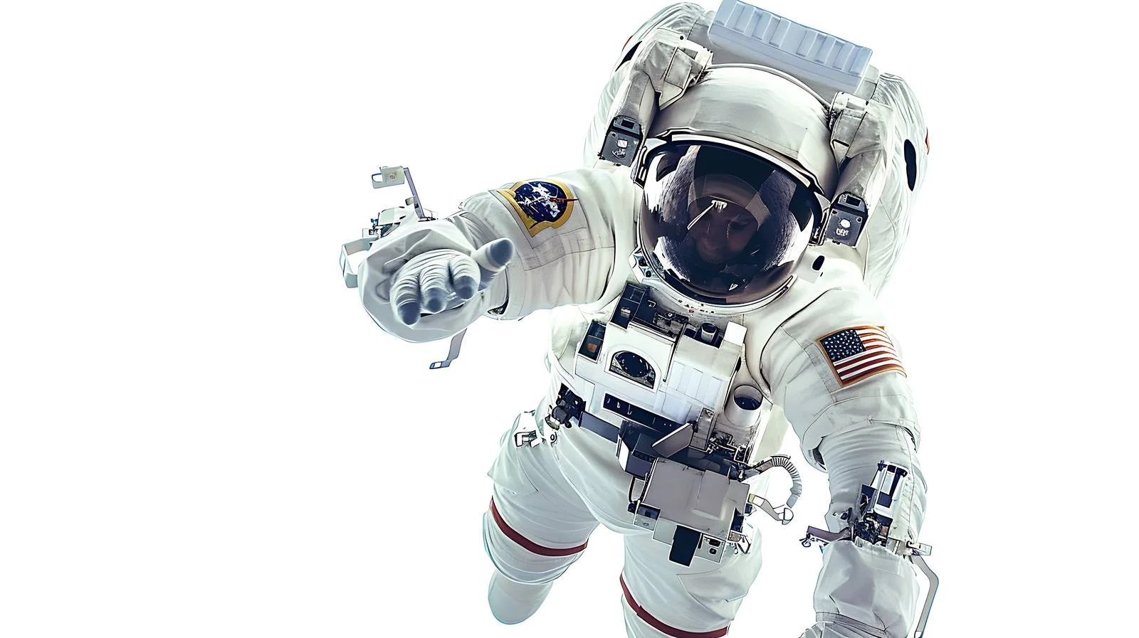 Spaceman on Earth Planet Background — free download from Dotvec