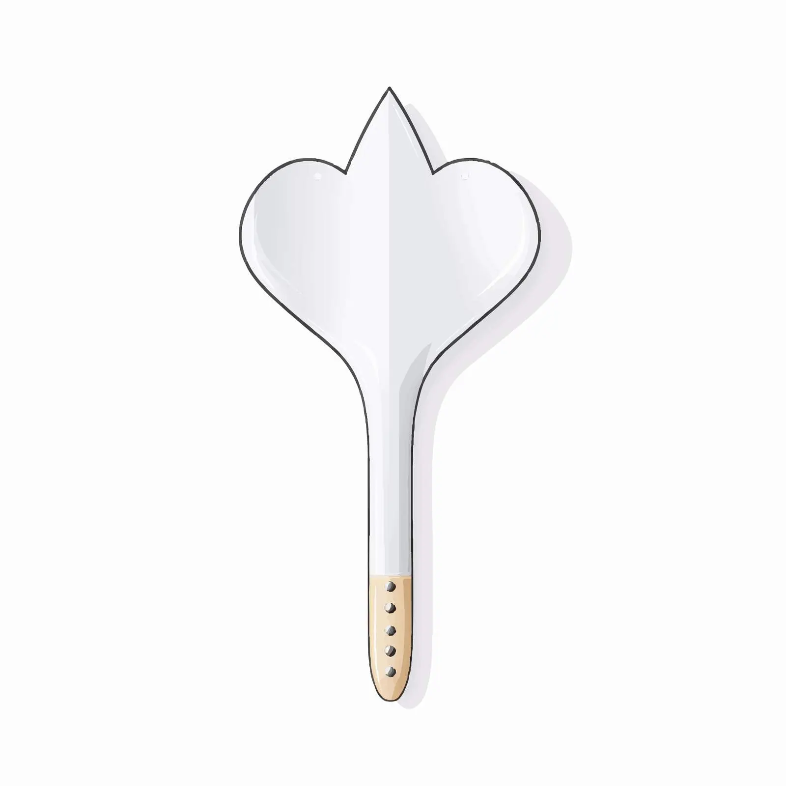 Top View Spade Vector Illustration on White Background — free download from Dotvec