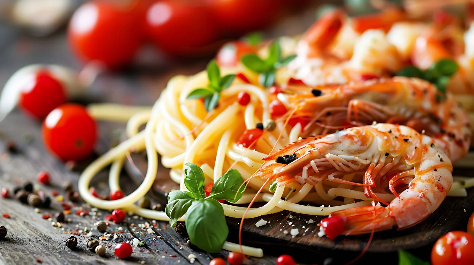 Exquisite Seafood Pasta Dish — free download from Dotvec