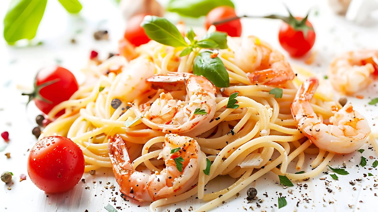 Delicious Shrimp Spaghetti Recipe — free download from Dotvec