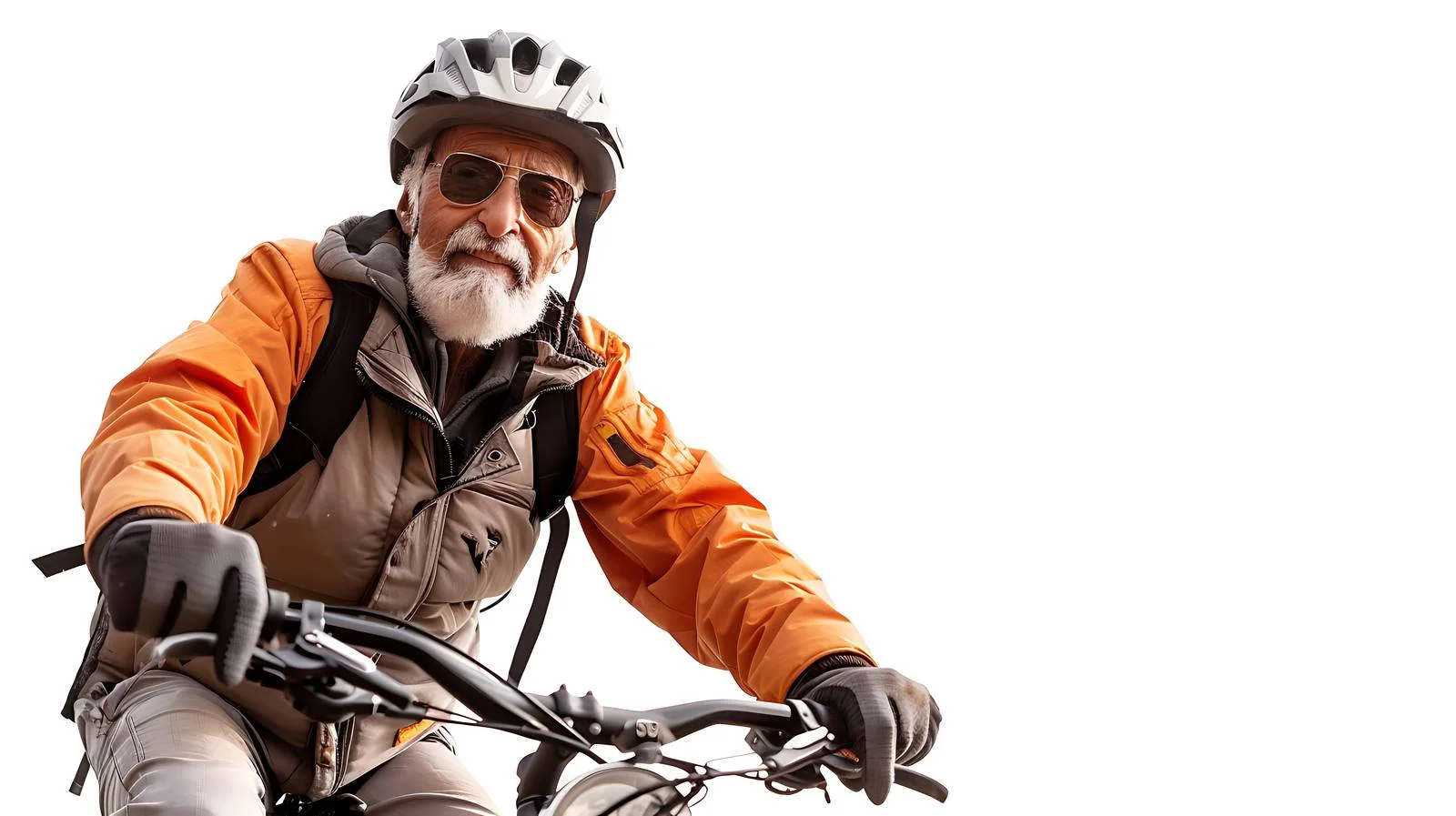 Senior Man on E-Bike in Spain — free download from Dotvec