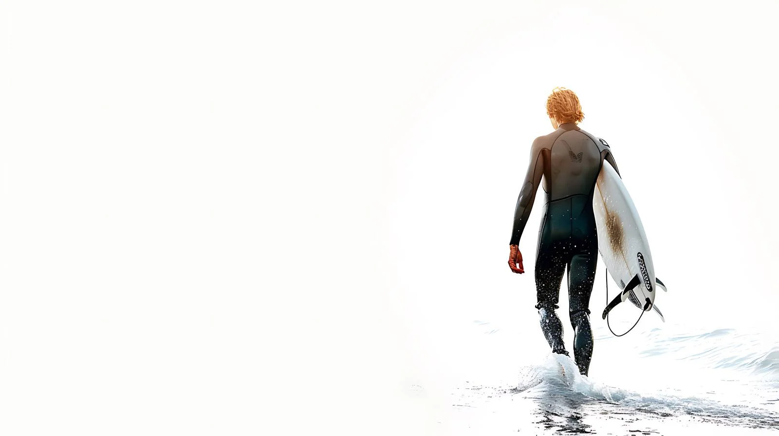 Young Surfer Approaching Water in Spain — free download from Dotvec