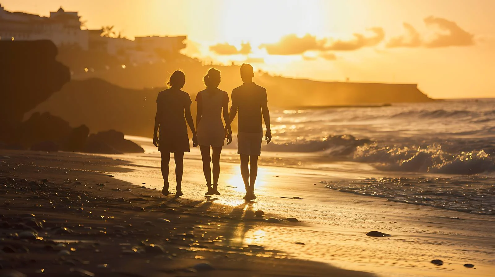 Friends Strolling in Gran Canaria, Spain — free download from Dotvec