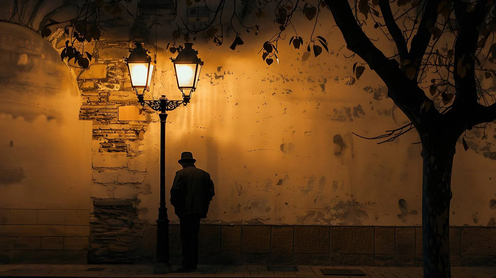 Urban Night Scene in Igualada, Spain — free download from Dotvec