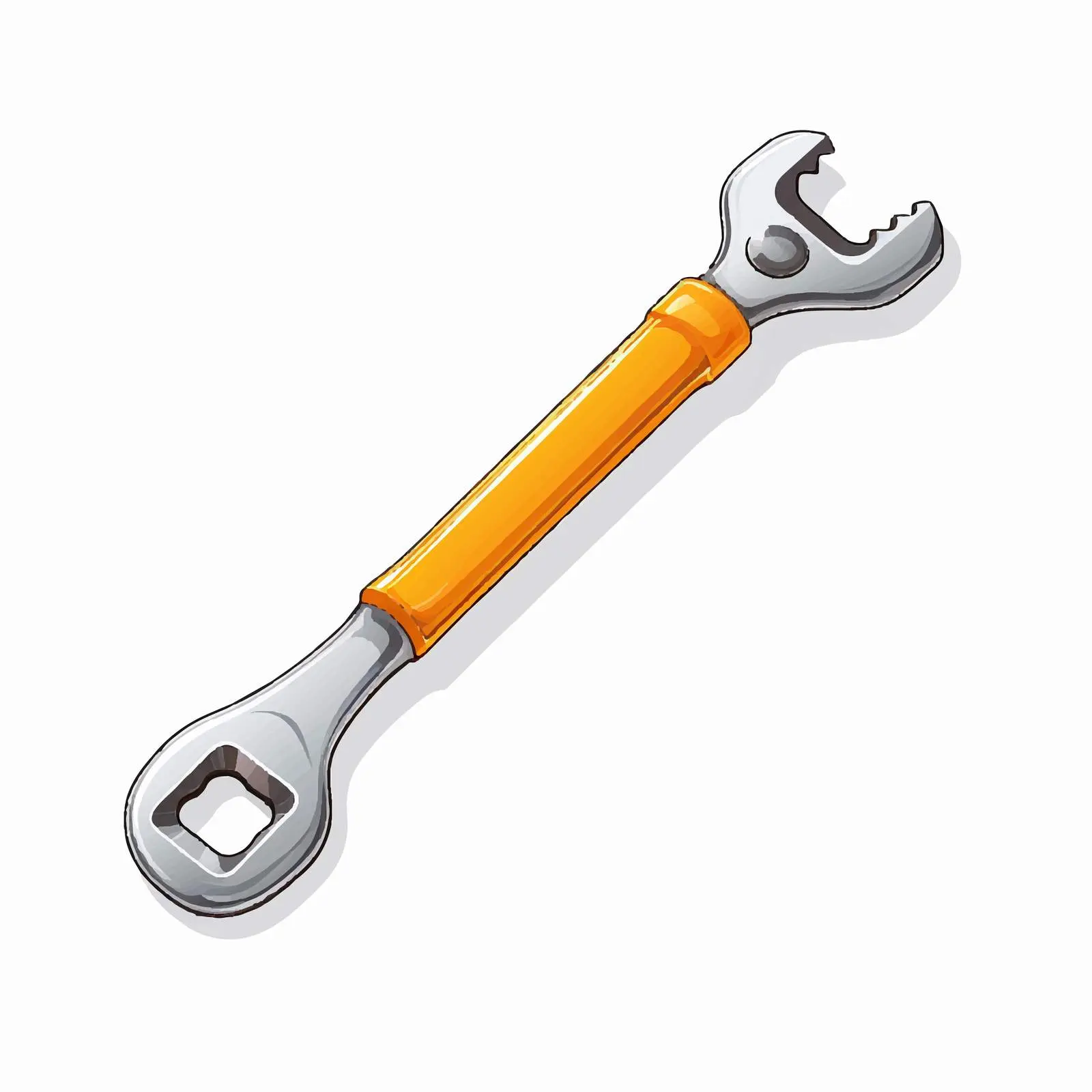 Spanner Vector Illustration on White Background — free download from Dotvec