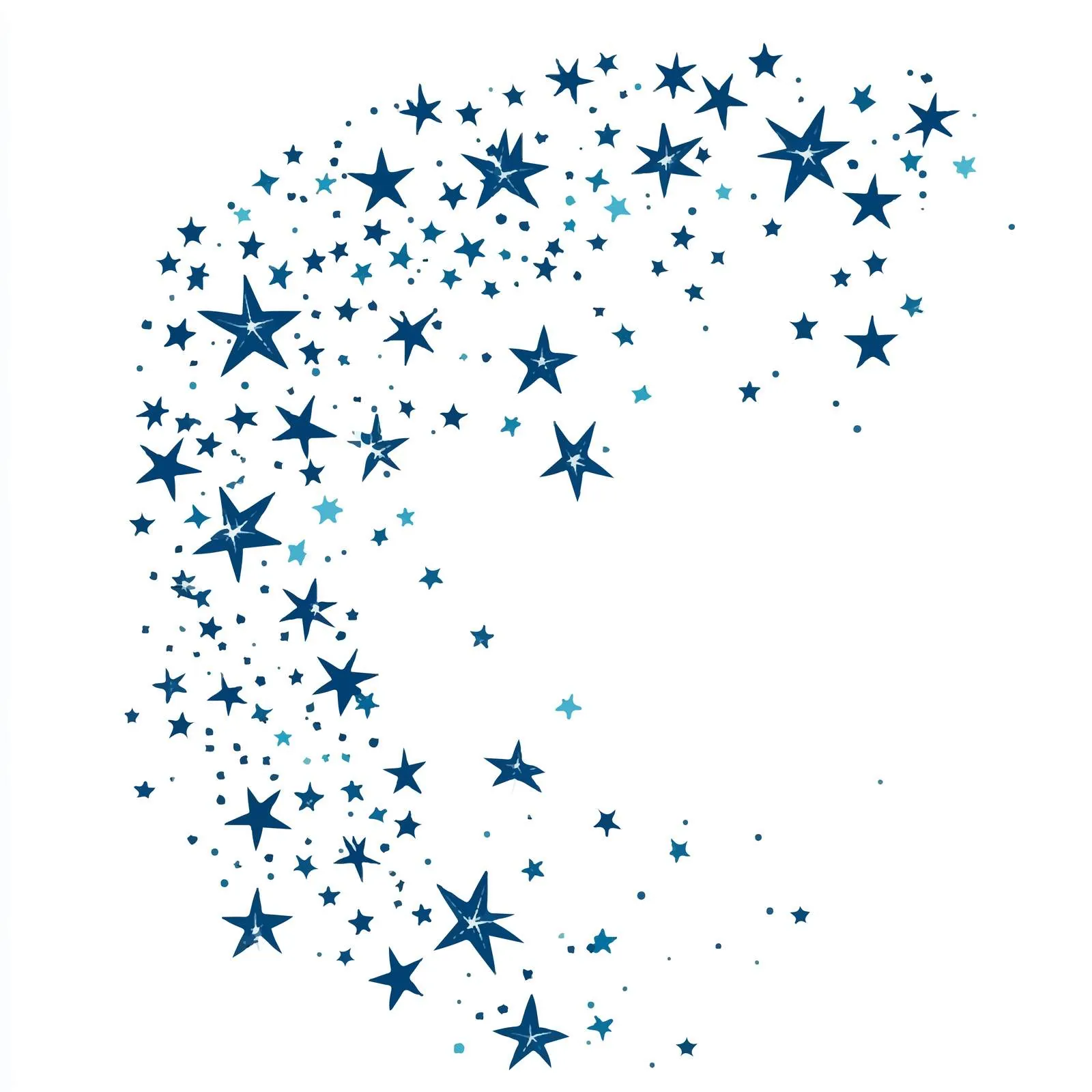 Flat Vector Illustration of Sparkling Stars Effect — free download from Dotvec