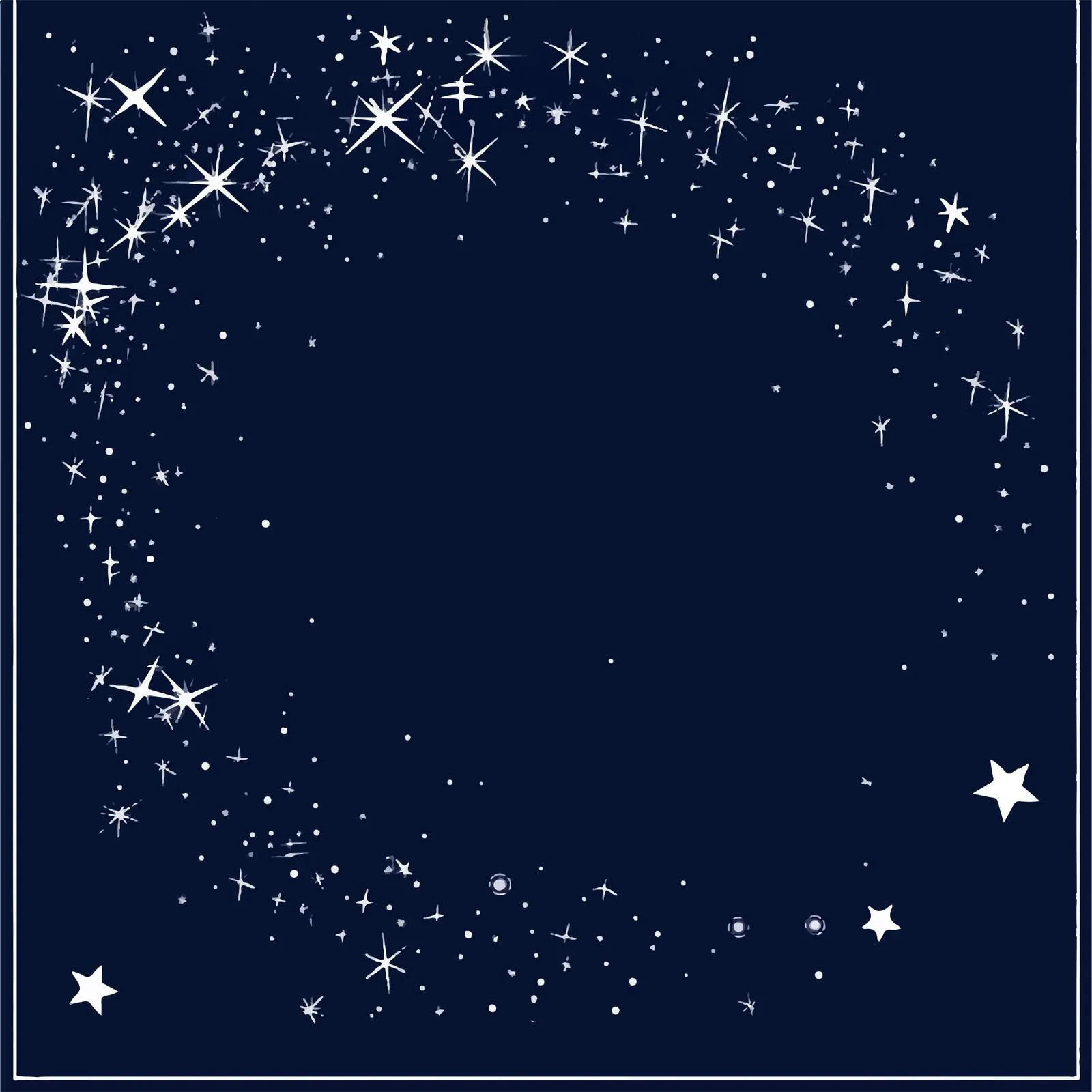 Flat Vector Illustration of Sparkles and Stars Effect — free download from Dotvec