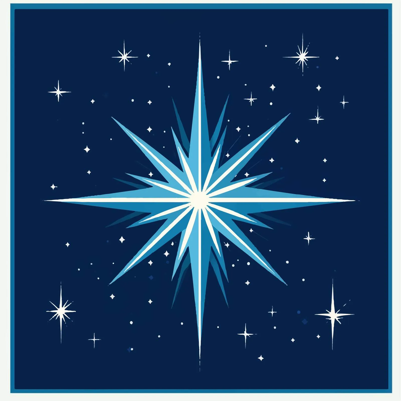 Bright Sparkling Star Vector Illustration — free download from Dotvec