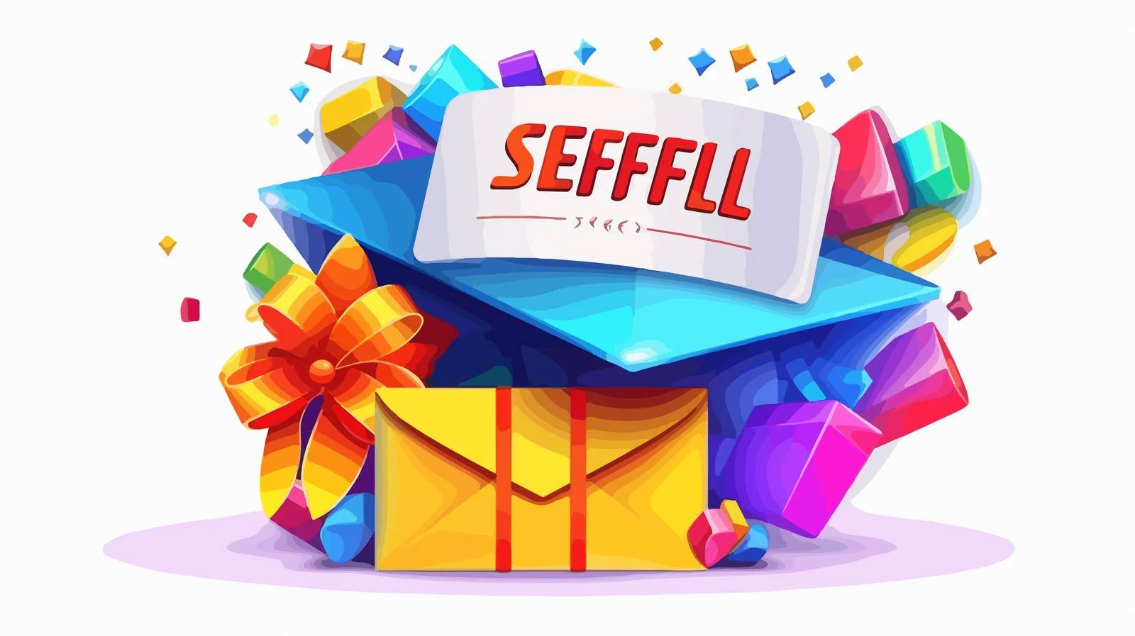 Festive Product Offer Delivery Envelope — free download from Dotvec