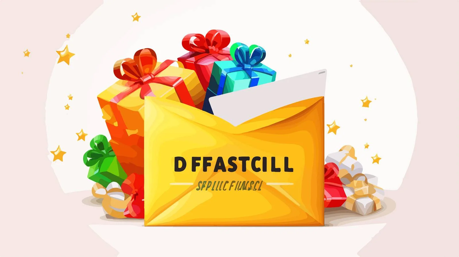 Festive Special Offer Delivery Envelope — free download from Dotvec