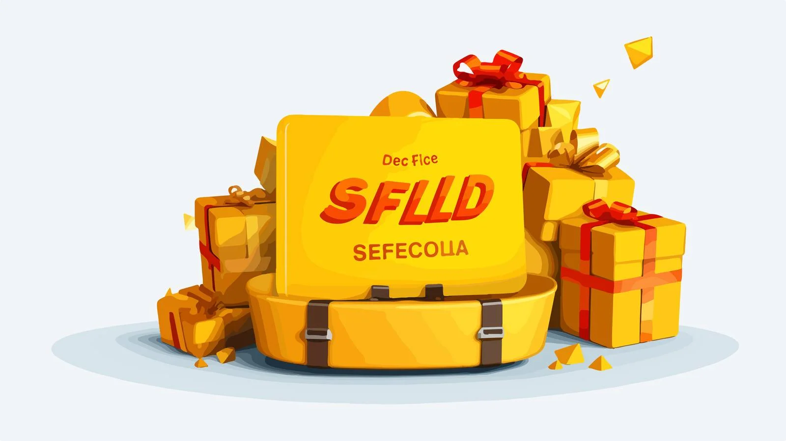 Festive Delivery Envelope for Special Offers — free download from Dotvec