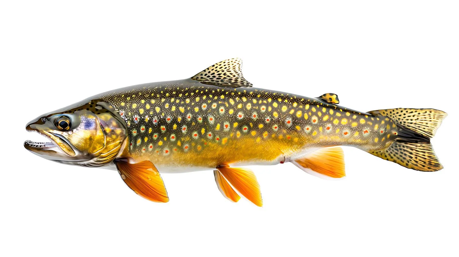 Isolated Speckled Trout on White Background — free download from Dotvec