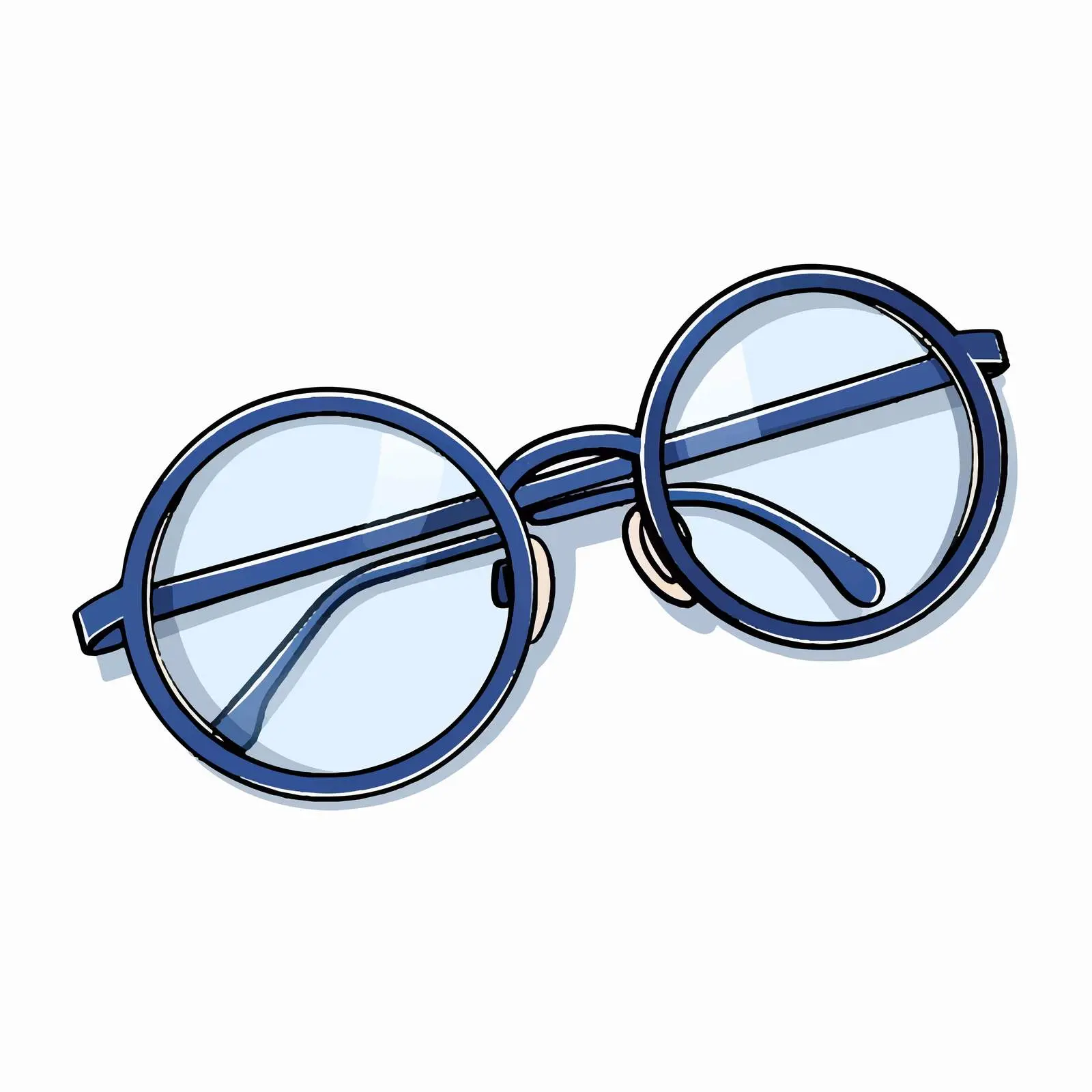 Cartoon Spectacles Vector Illustration — free download from Dotvec