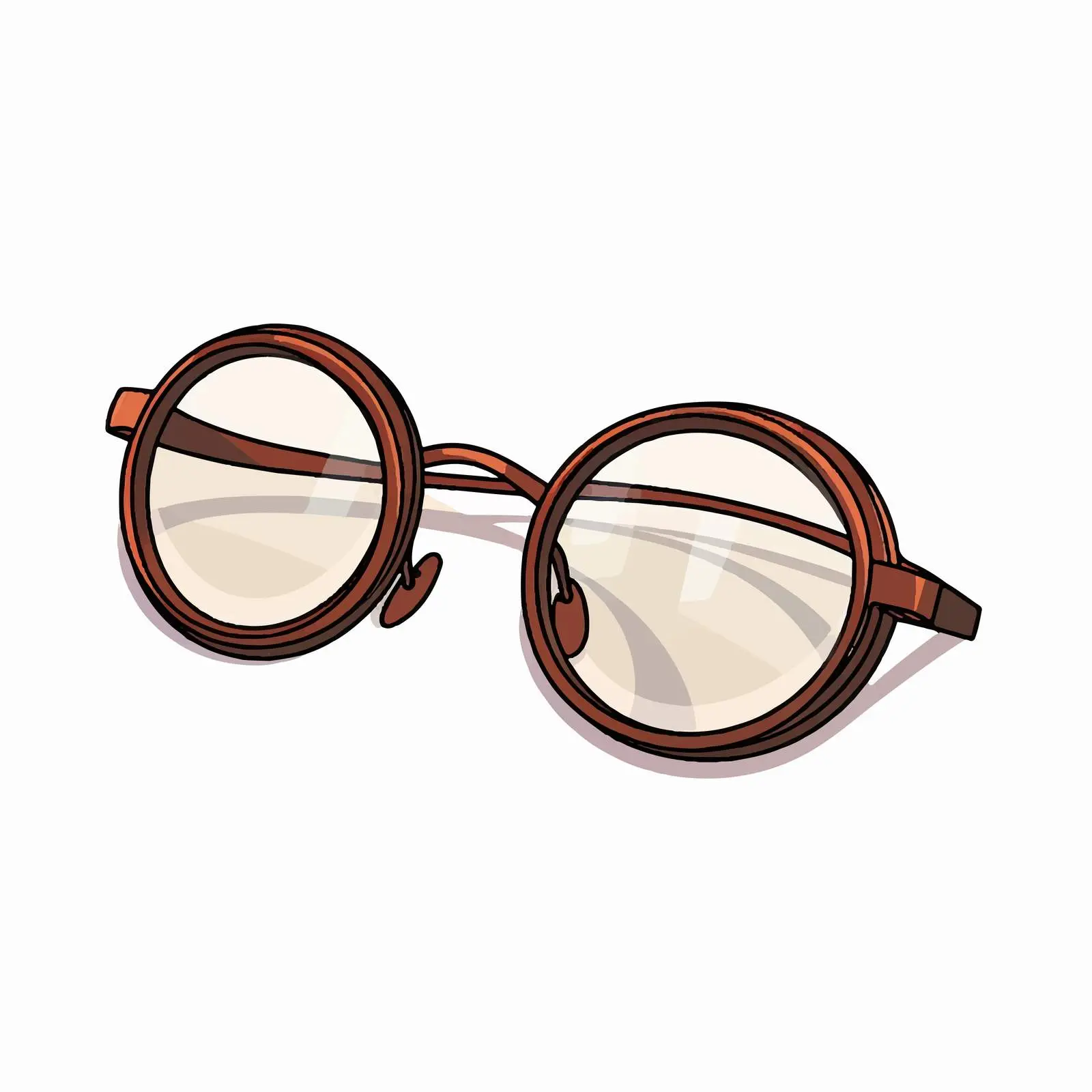 Cartoon Vector Spectacles Illustration — free download from Dotvec