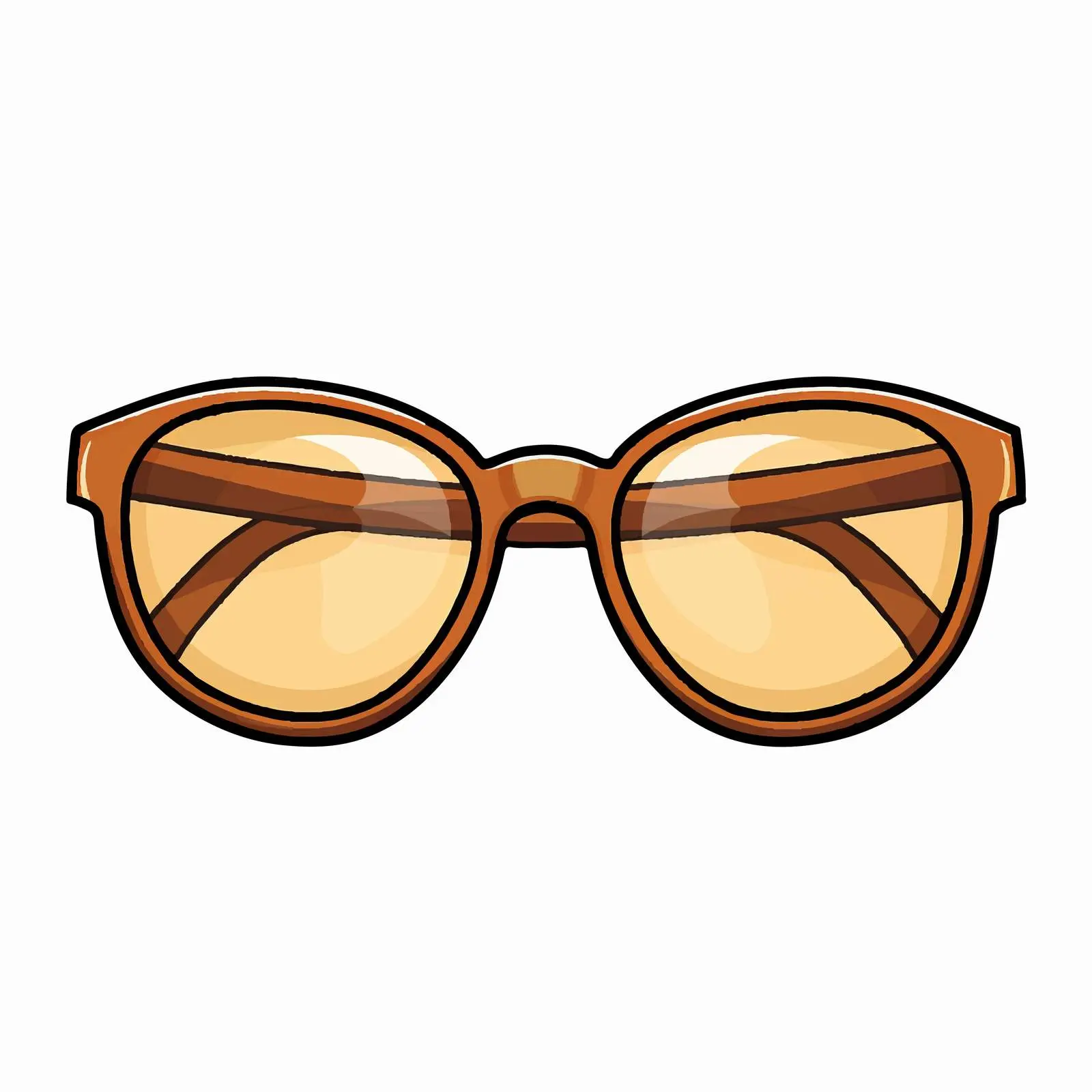 Cartoon Spectacles Vector Illustration — free download from Dotvec