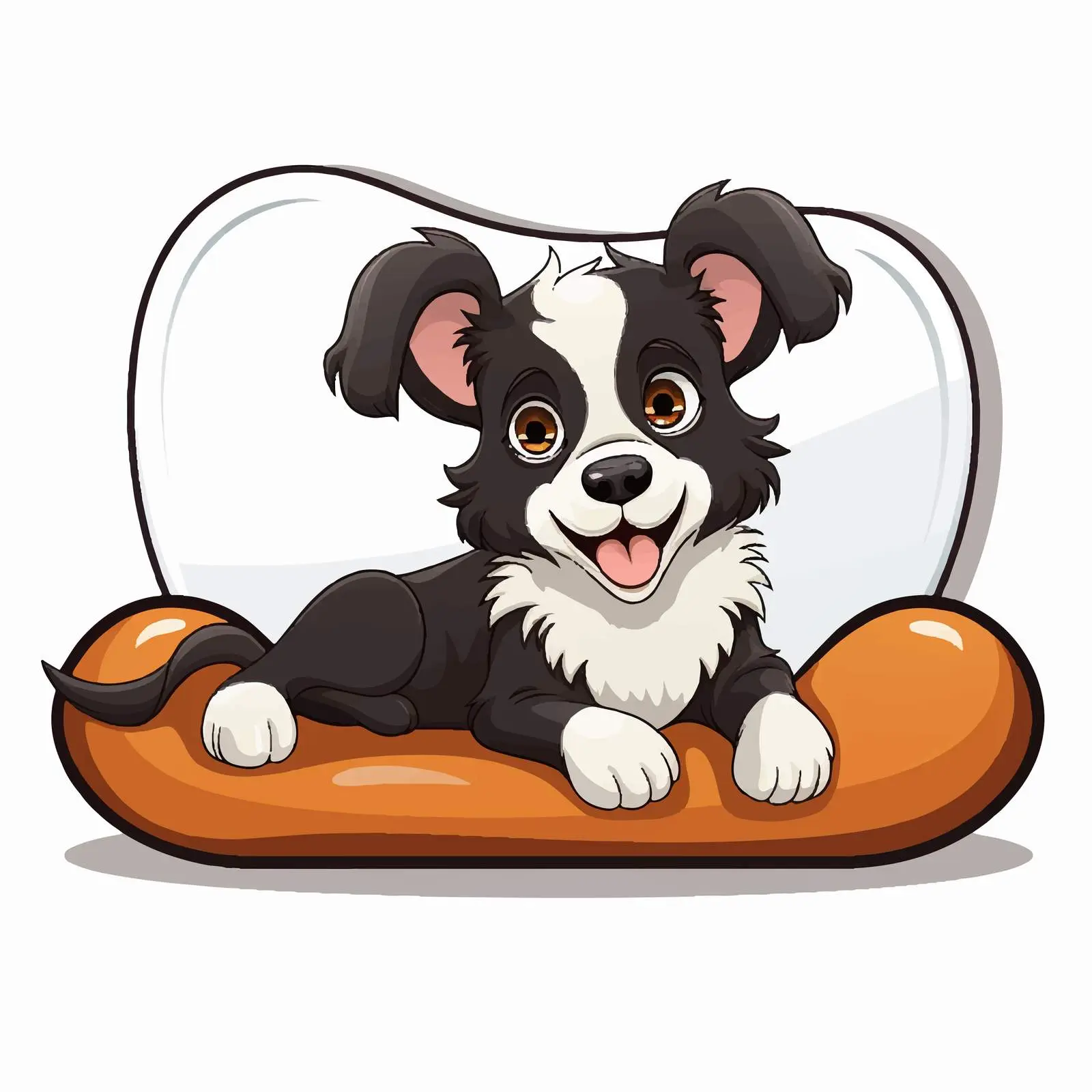 Dog Illustration in Speech Bubble Design — free download from Dotvec