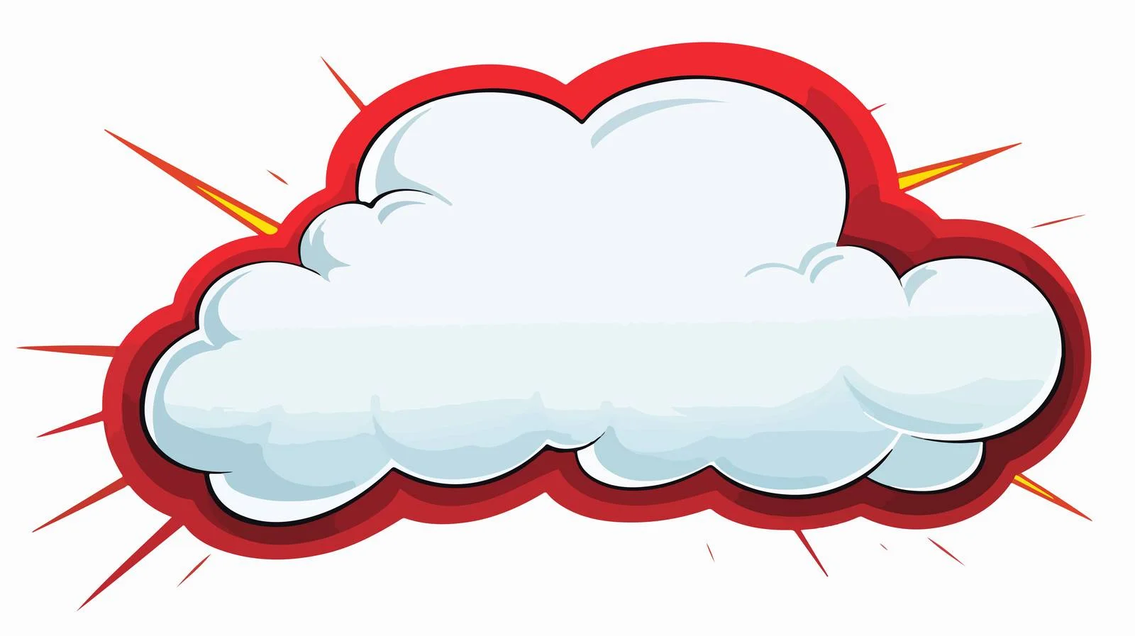 Speech Bubble Cartoon Vector Illustration — free download from Dotvec