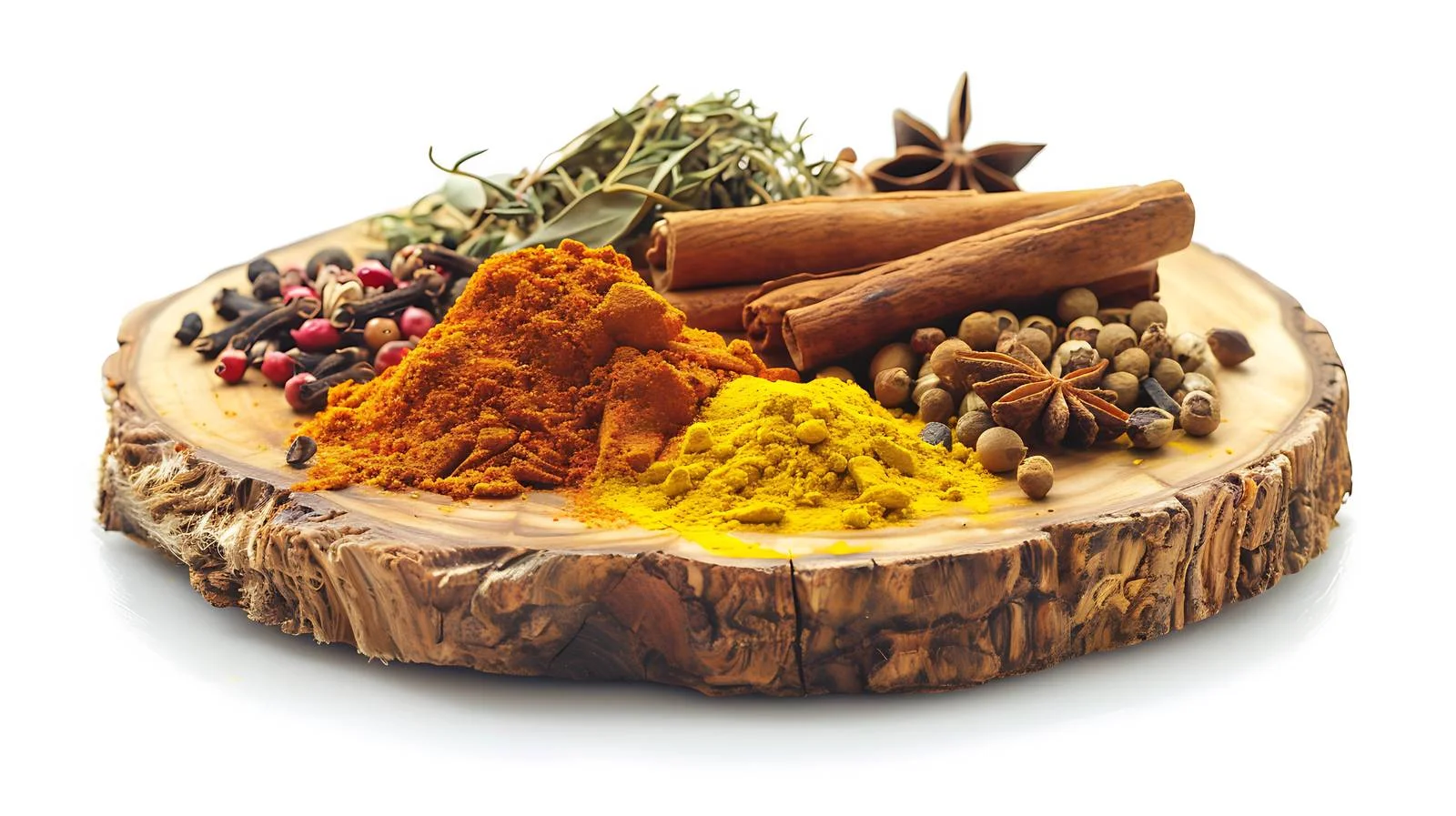 Exotic Spice Selection: Curry, Saffron, Turmeric — free download from Dotvec