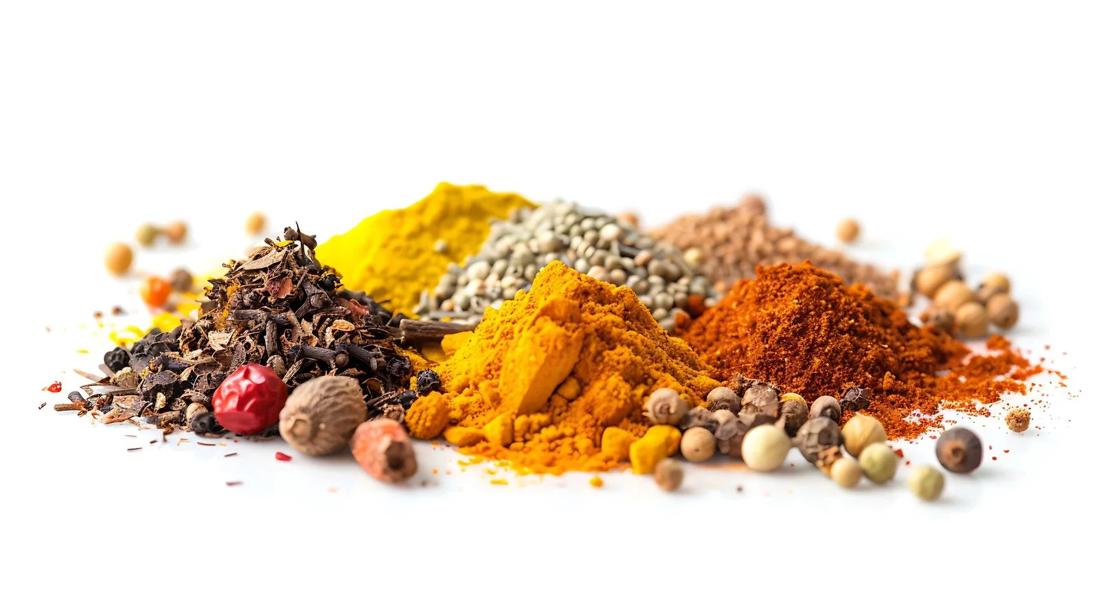 Exquisite Spices Sprinkled on Rustic Wood — free download from Dotvec