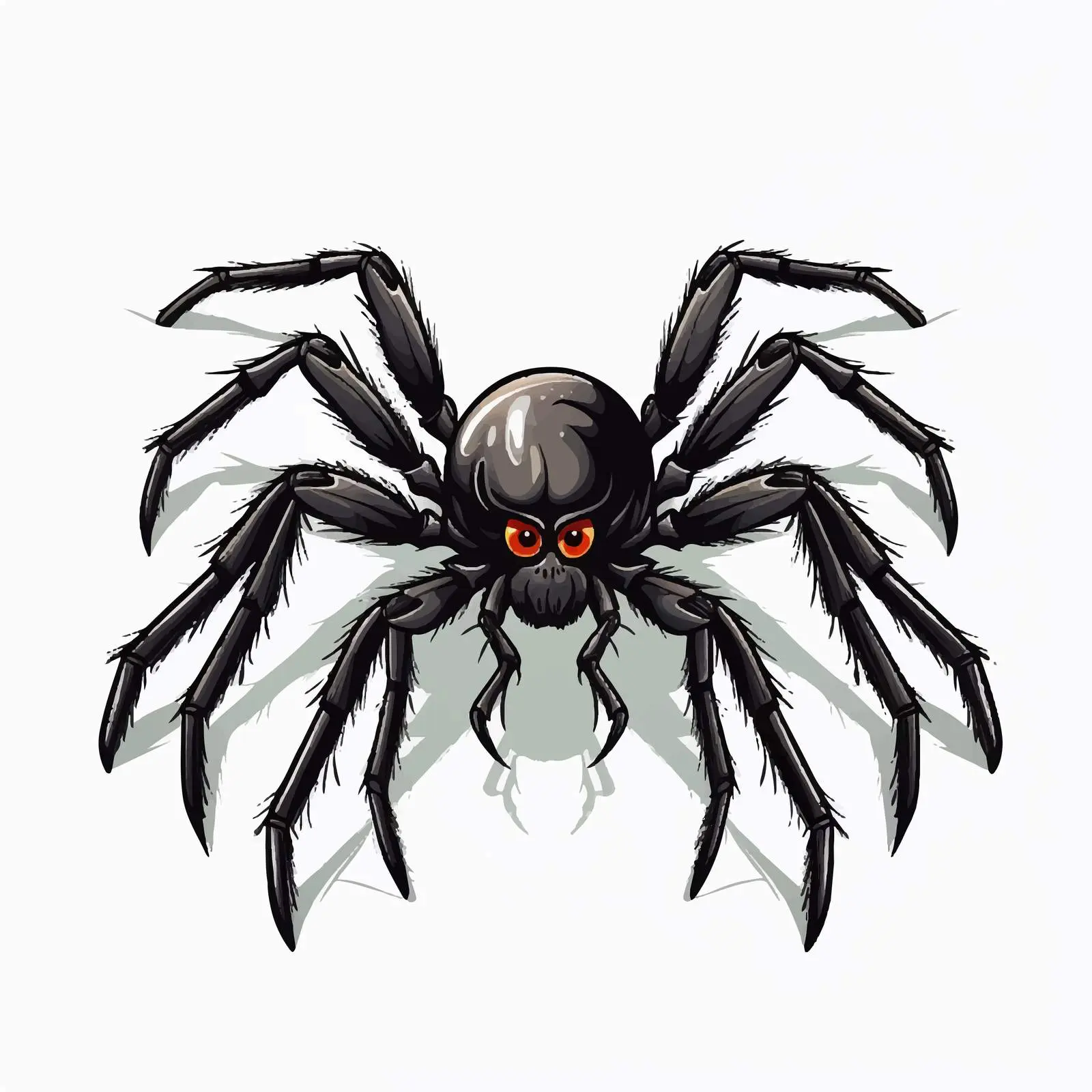 Cartoon Spider Vector Illustration — free download from Dotvec