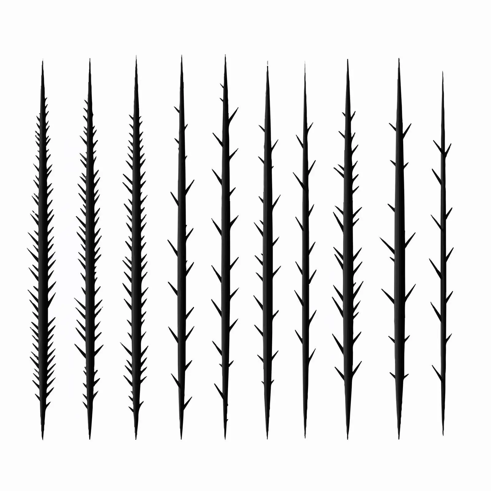 Spike Line Vector Illustration on White Background — free download from Dotvec