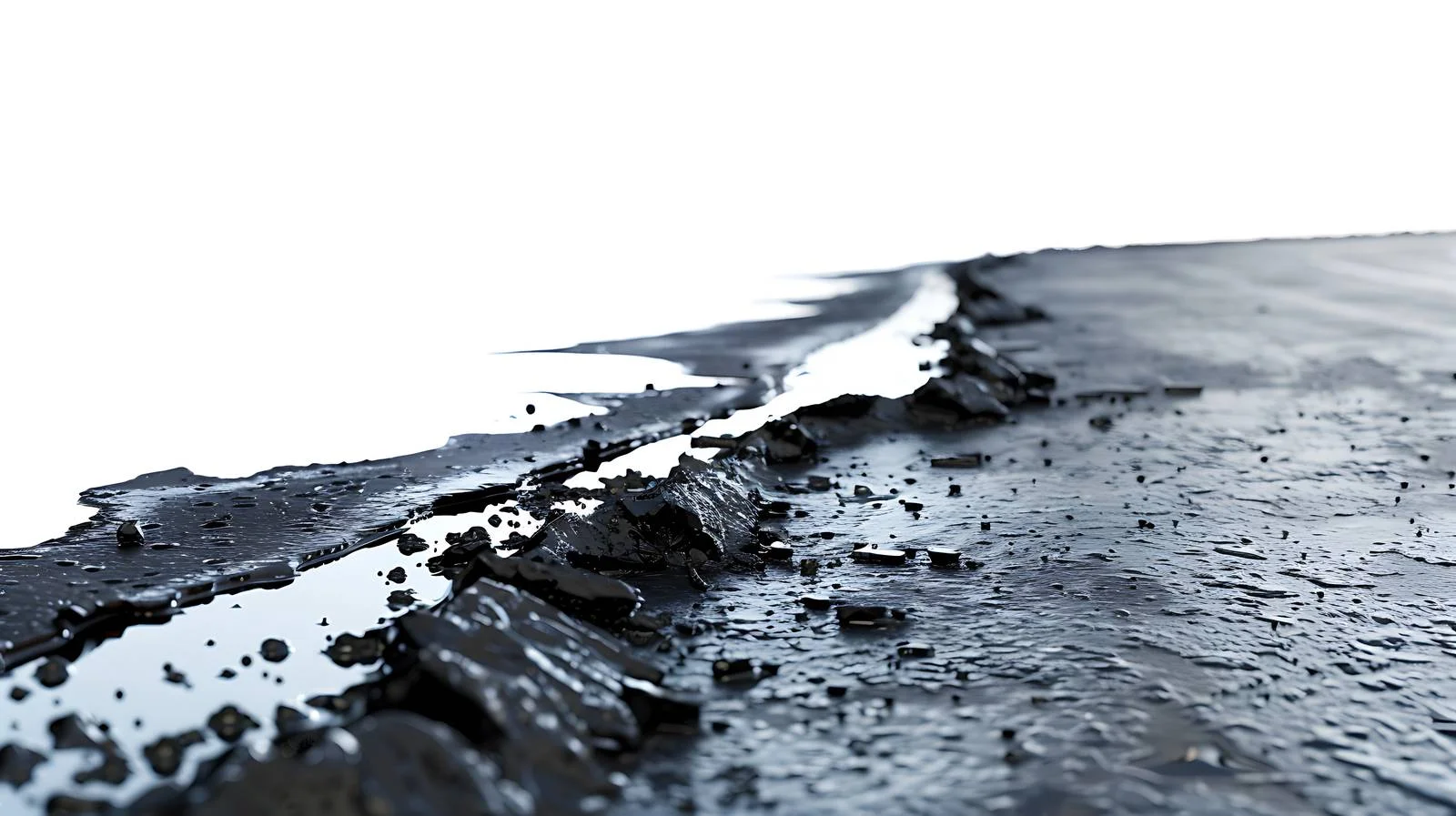 Fuel Stains on Asphalt Road Texture — free download from Dotvec