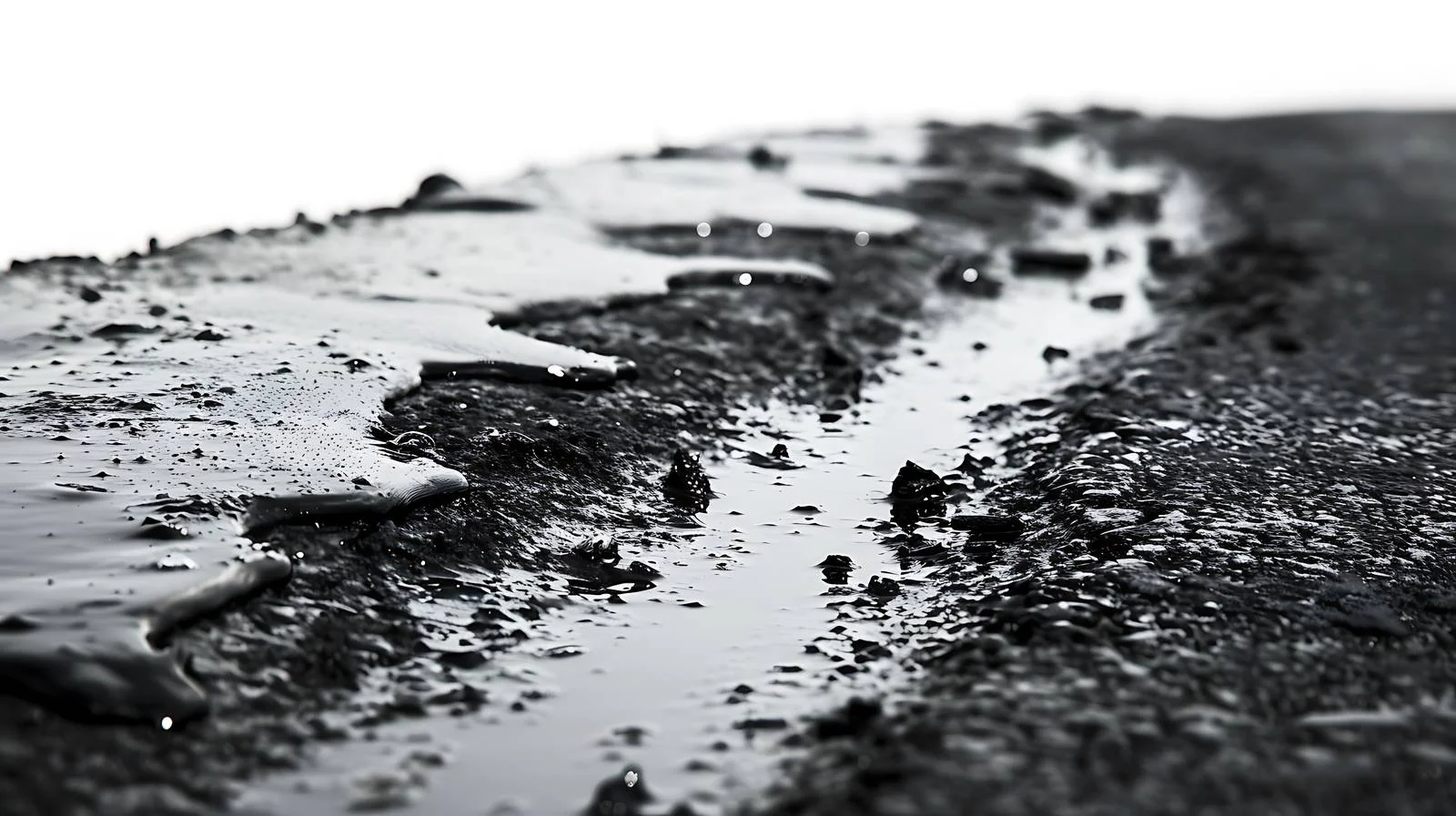 Oil Spills on Asphalt Road Texture — free download from Dotvec