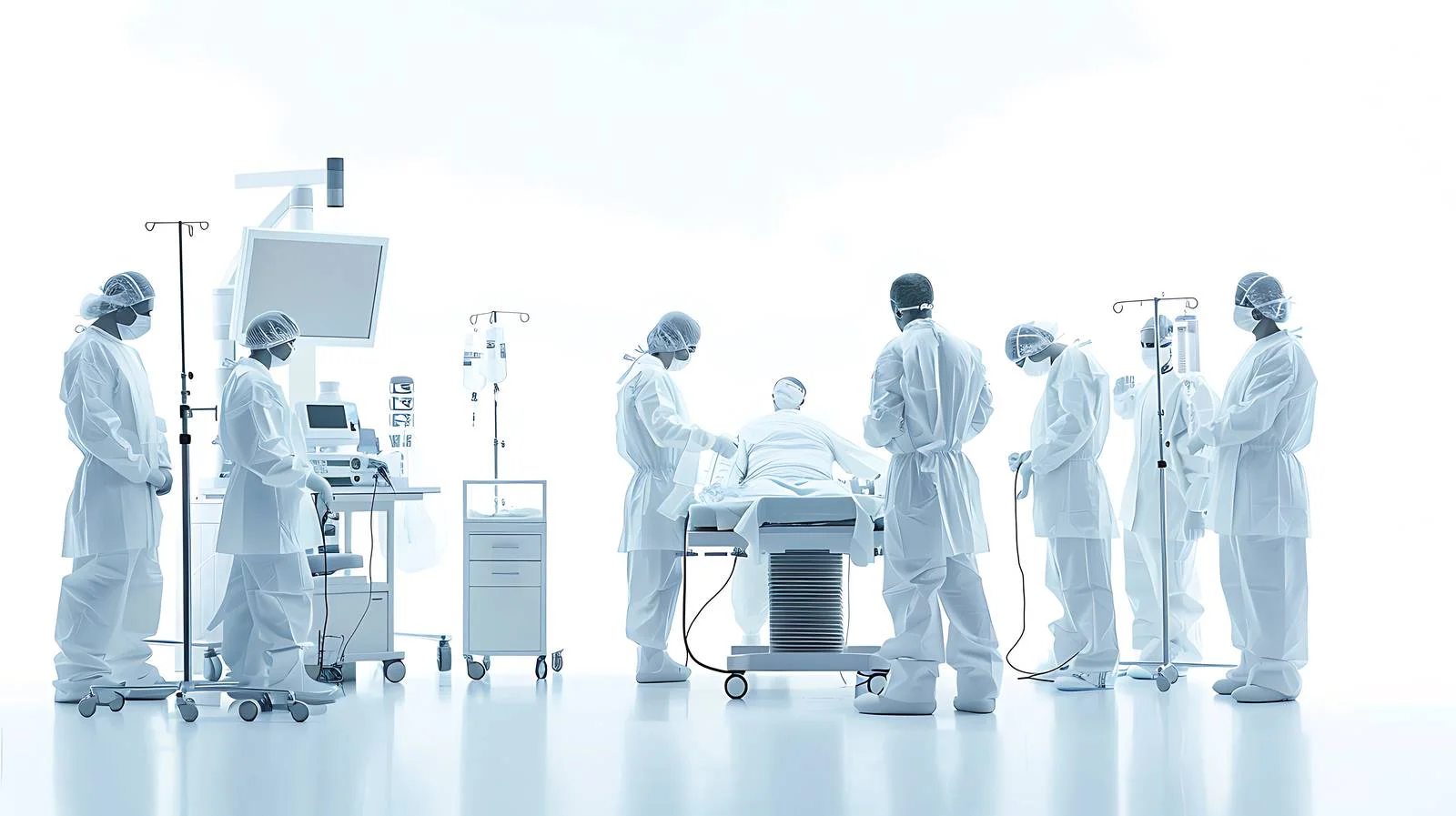 Spinal Surgery Team in Operating Room – free surgeons image from Dotvec