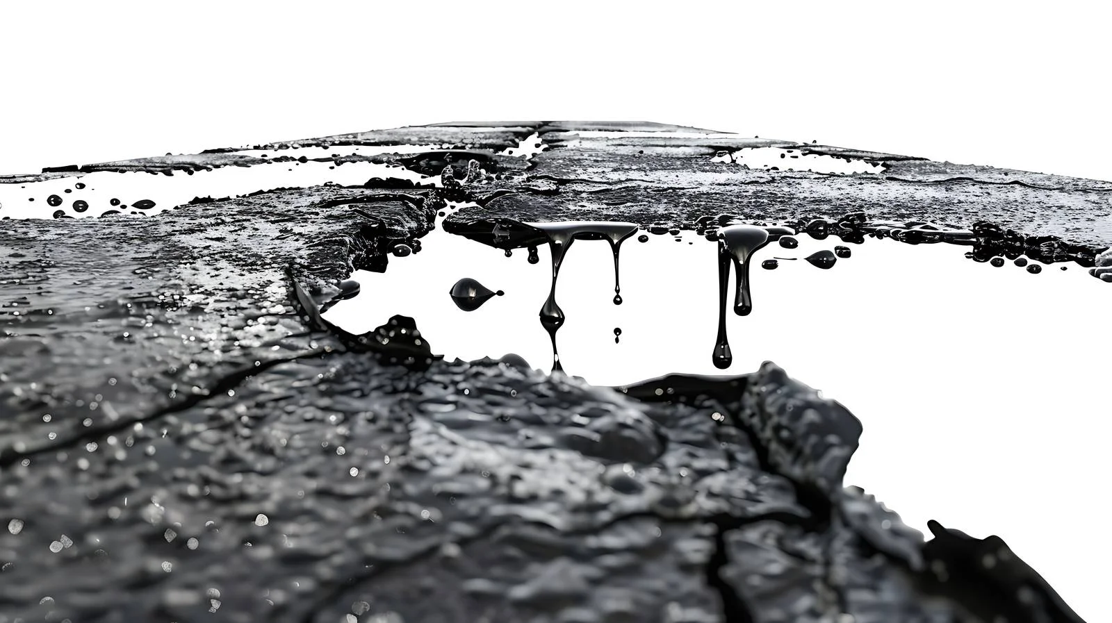 Abstract Grease Patterns on Asphalt Road — free download from Dotvec