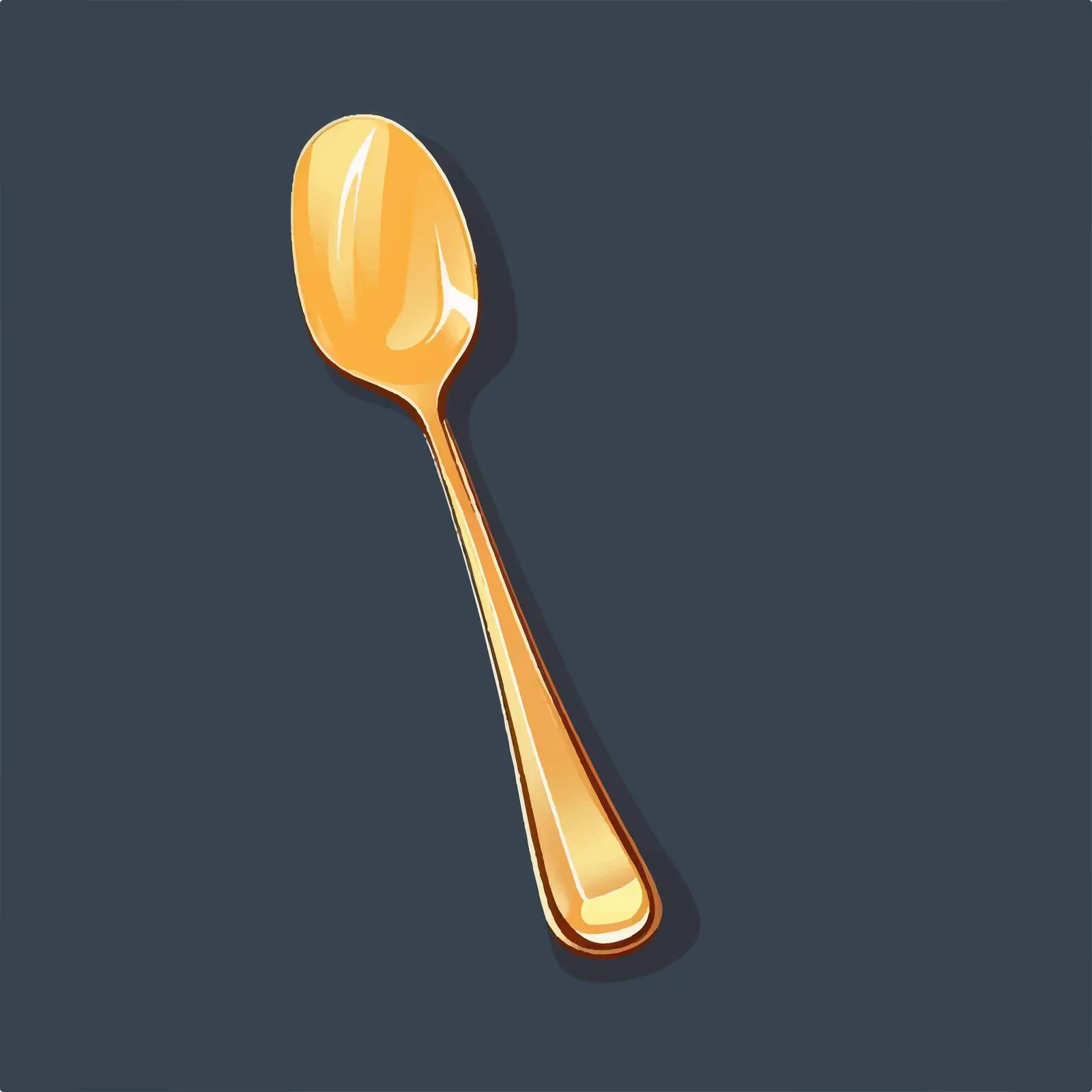 Cartoon Spoon Icon Vector Illustration — free download from Dotvec