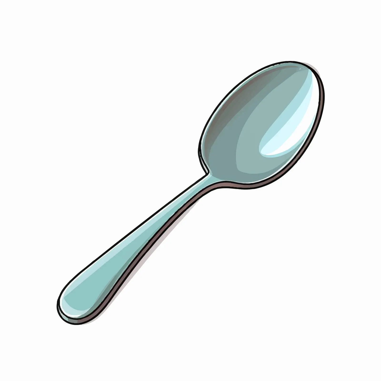 Isolated Cartoon Spoon Icon Vector Illustration — free download from Dotvec