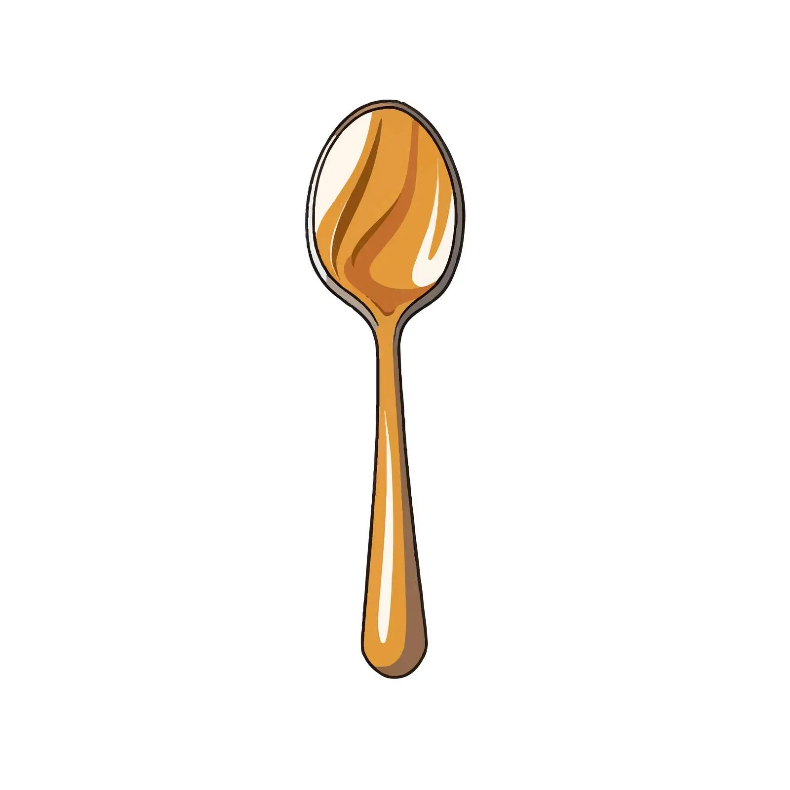 Elegant Spoon Design for Dining and Kitchen Use — free download from Dotvec
