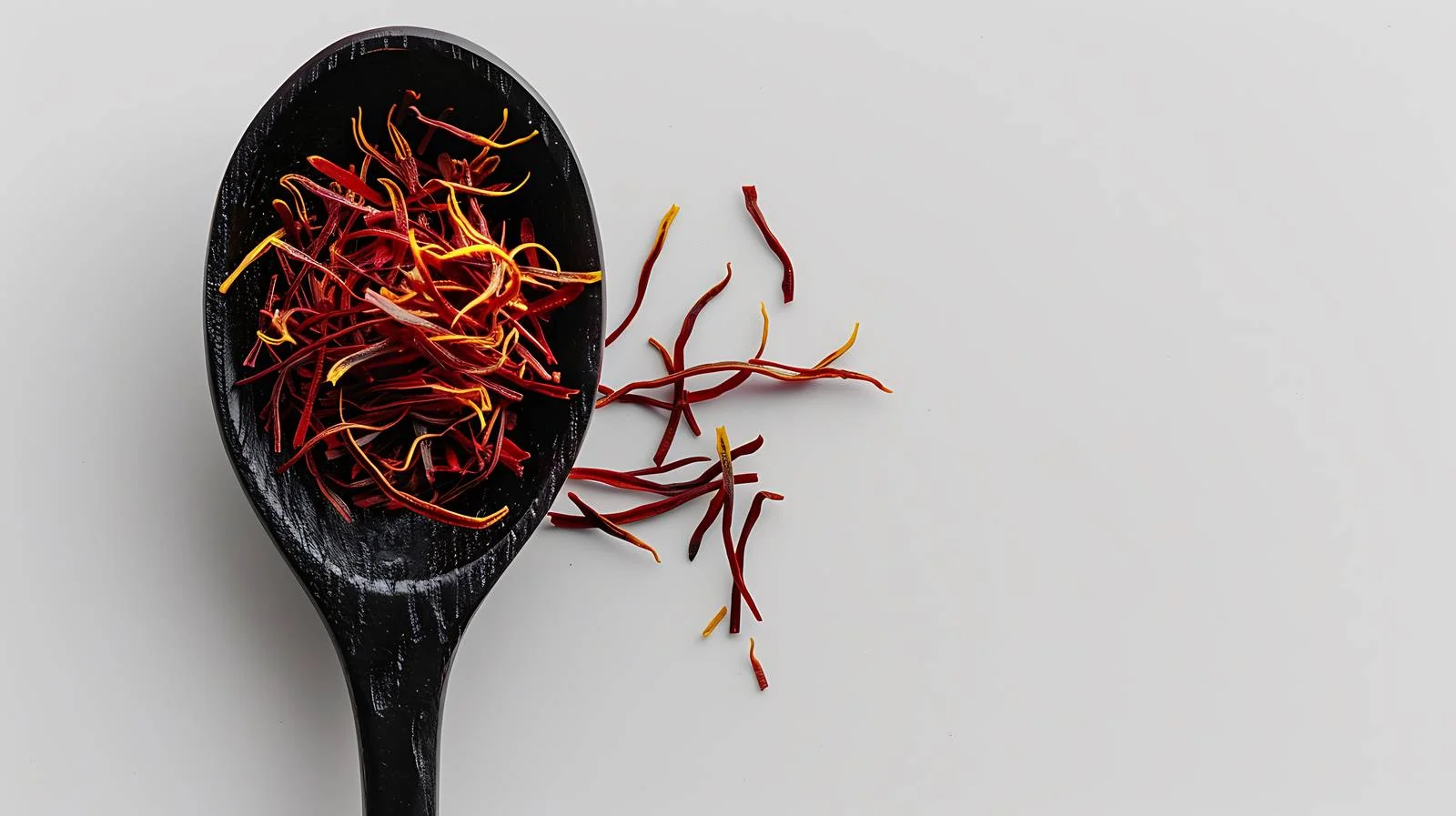 Elegant Saffron Spoon on Light Background — free download from Dotvec