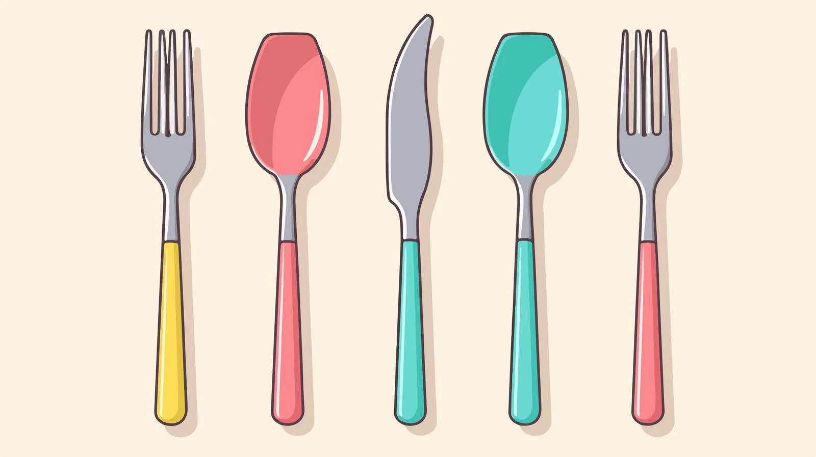 Elegant Cutlery Set Image — free download from Dotvec