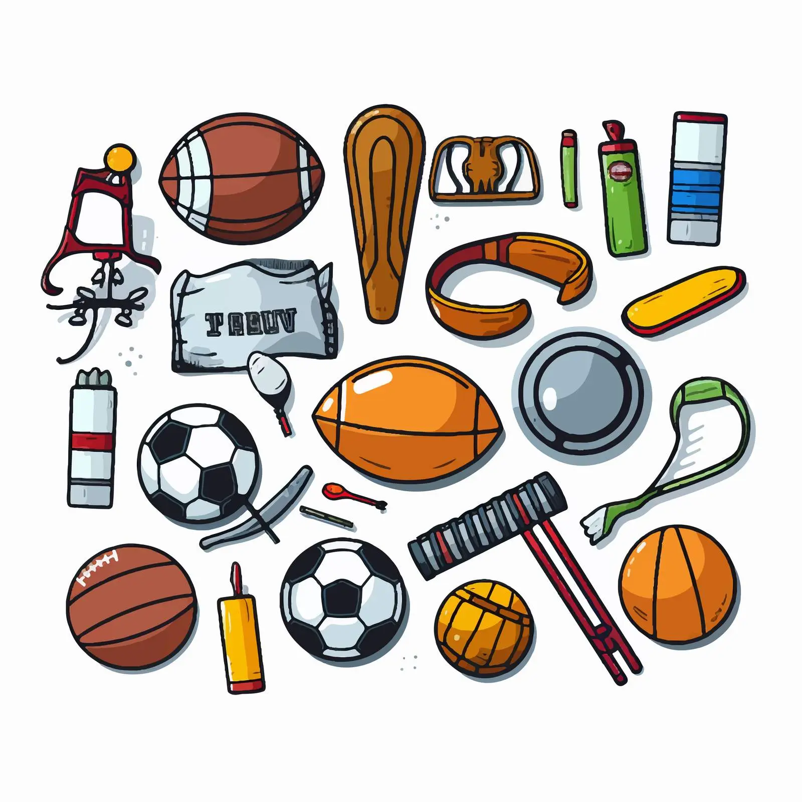 Sport Concept Icon Design on White Background — free download from Dotvec