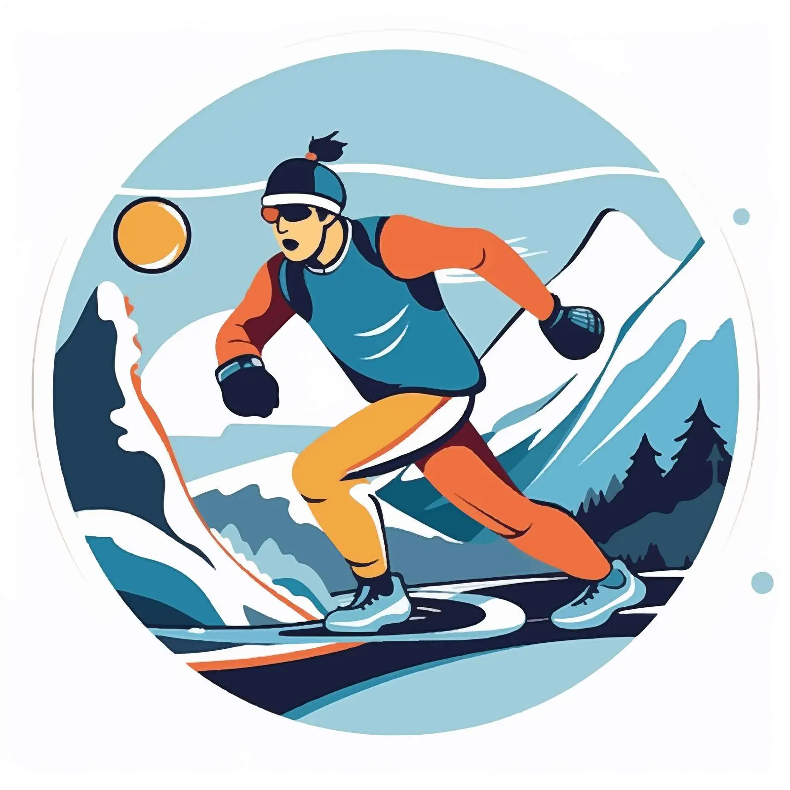 Sport Concept Icon Design on White Background – free icons pack image from Dotvec