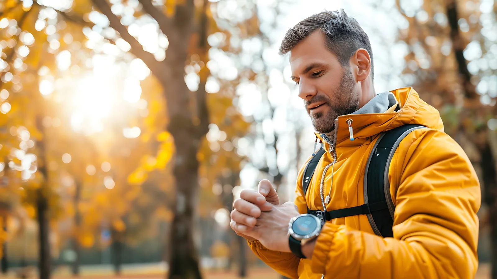 Athlete Monitoring Smartwatch during Training – free checking image from Dotvec