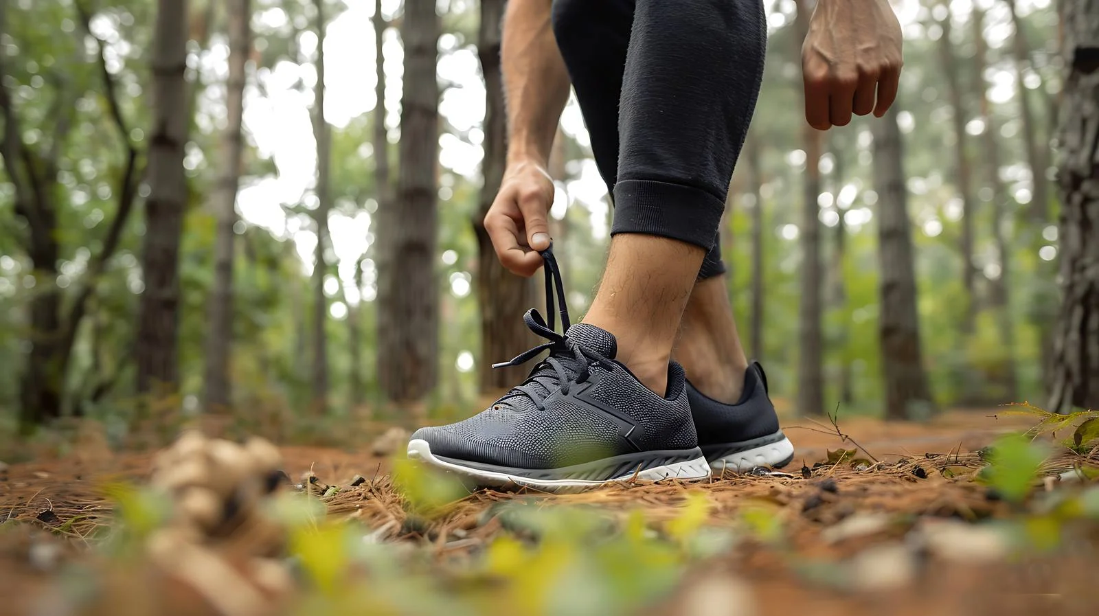 Athlete preparing for outdoor run — free download from Dotvec