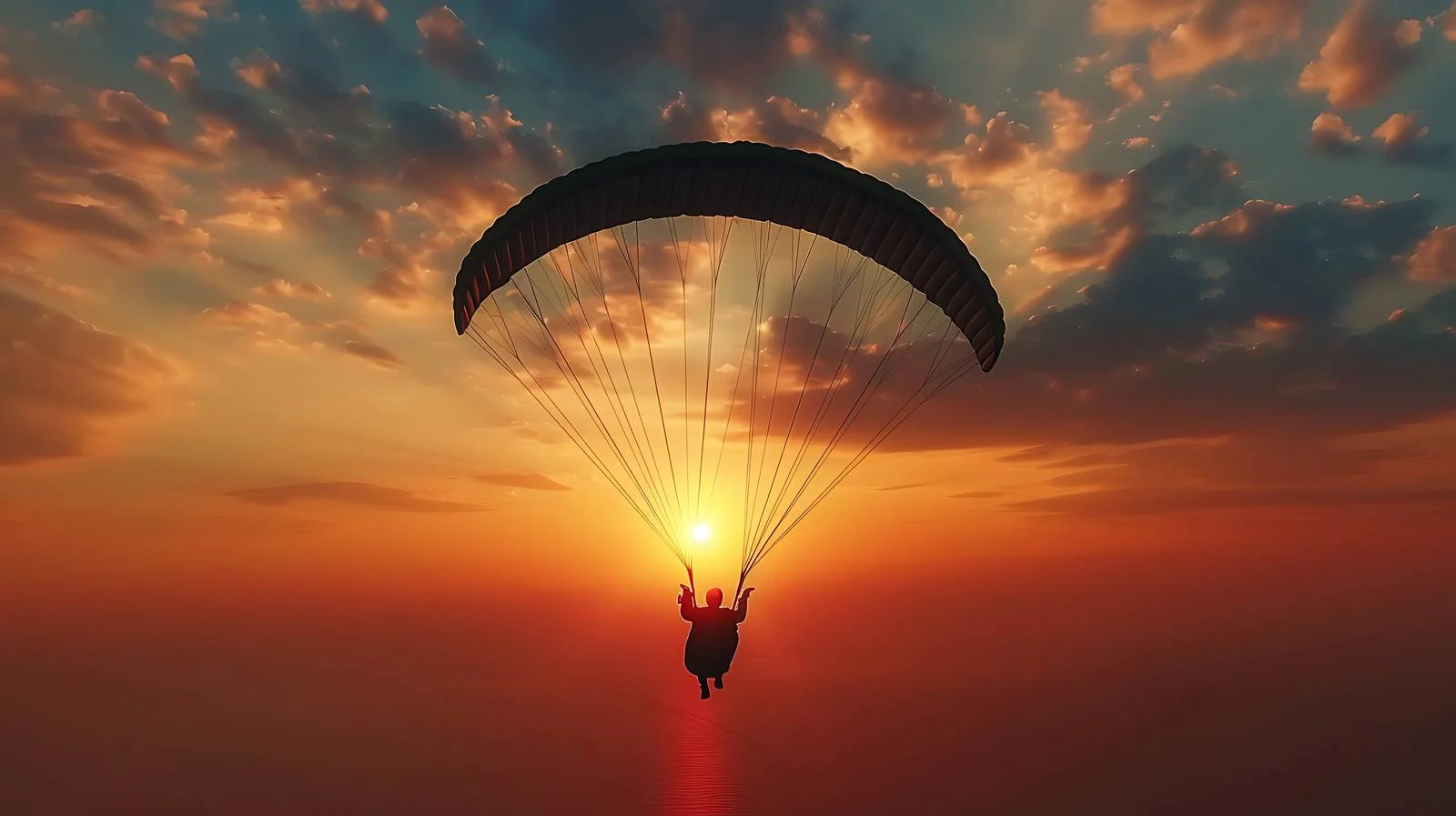 Adventure Paramotor Sunset Flight — free download from Dotvec