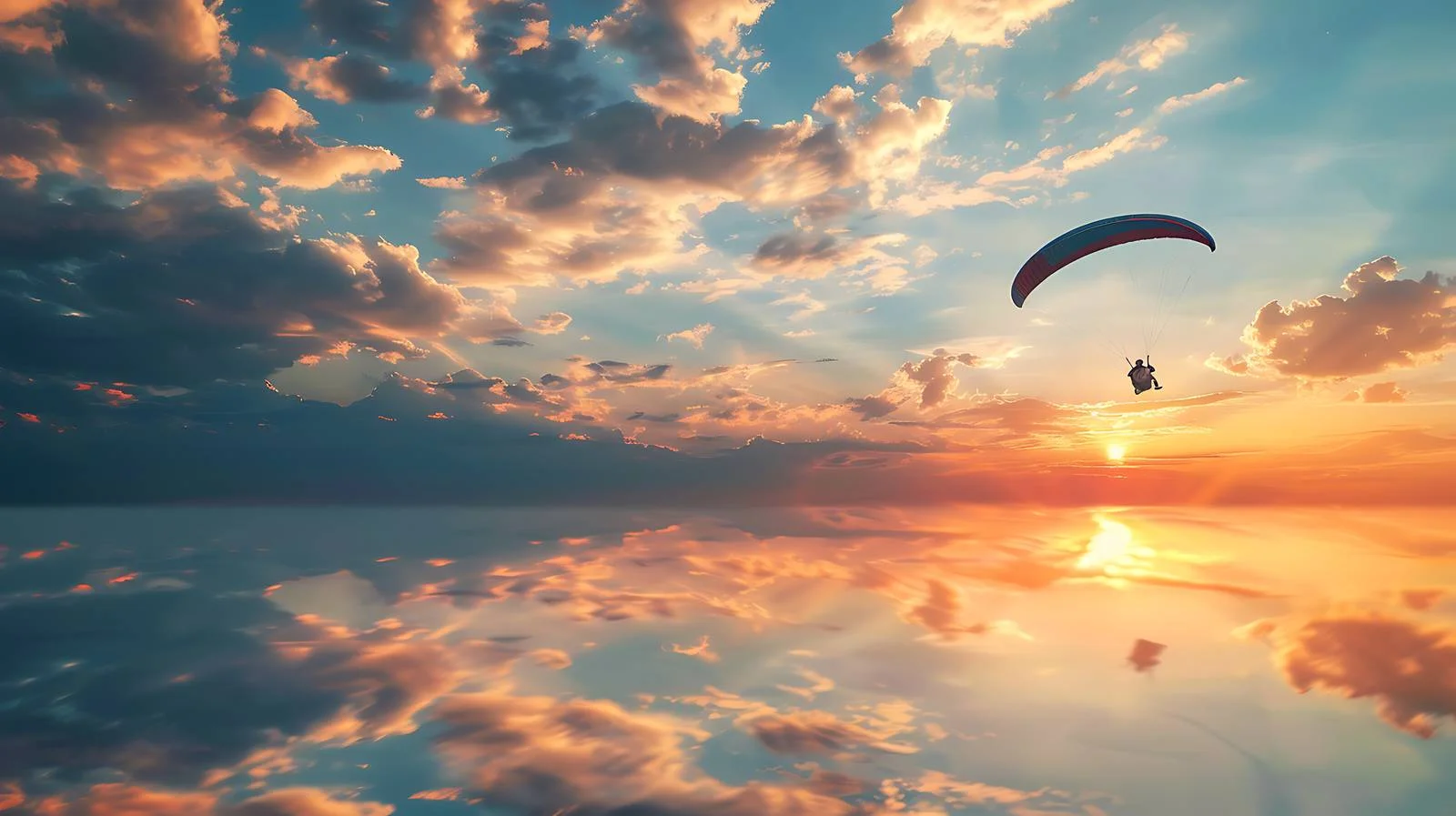 Paramotor Sunset Adventure — free download from Dotvec