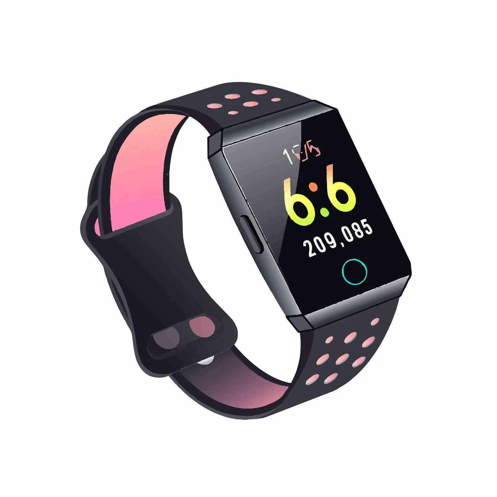 Smart Sportwatch and Fitness Bracelet Design – free gym accessories image from Dotvec