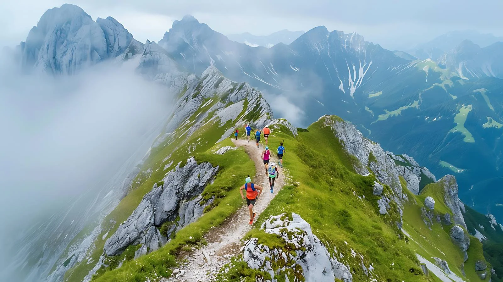 Mountain Trail Running Practice — free download from Dotvec