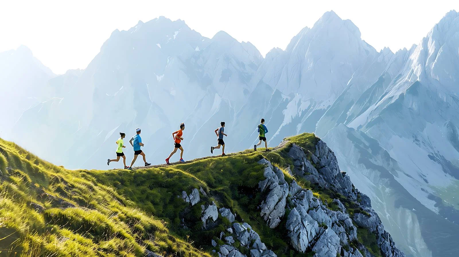 Trail Running in Mountain Wilderness — free download from Dotvec