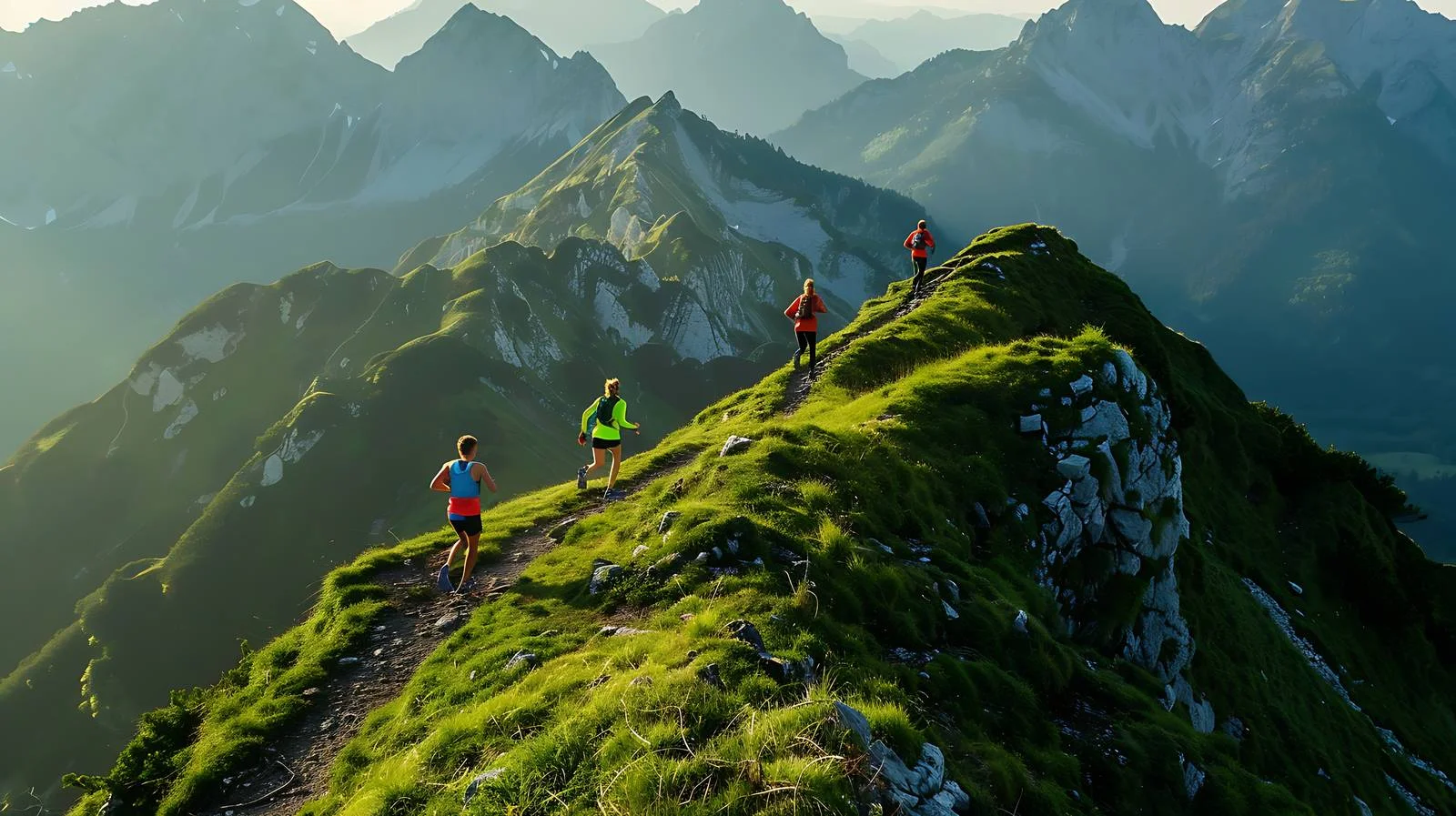 Mountain Trail Running Sports Practice — free download from Dotvec