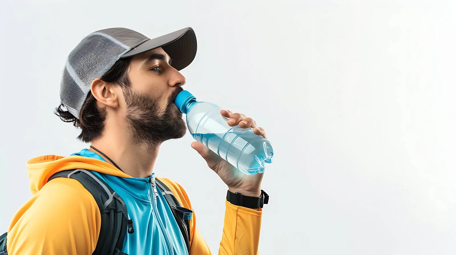 Active Man with Hydration Bottle — free download from Dotvec