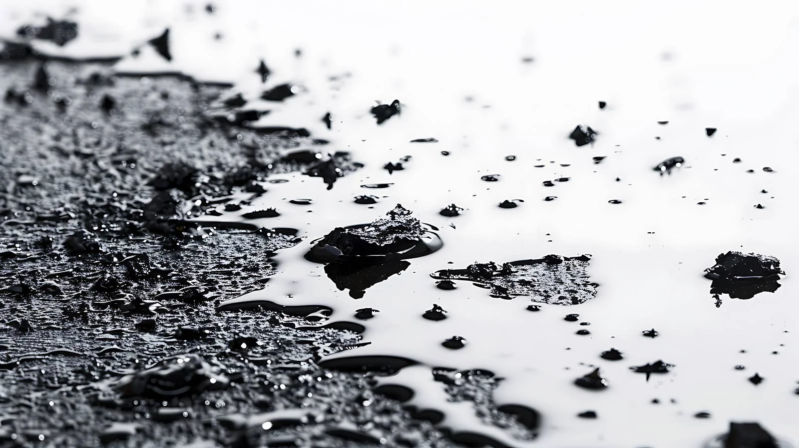 Random Oil and Gasoline Spots Distribution – free scattered image from Dotvec