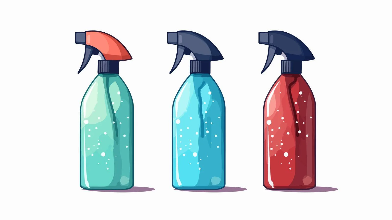 Premium Spray Bottle in Vibrant Cartoon Style — free download from Dotvec