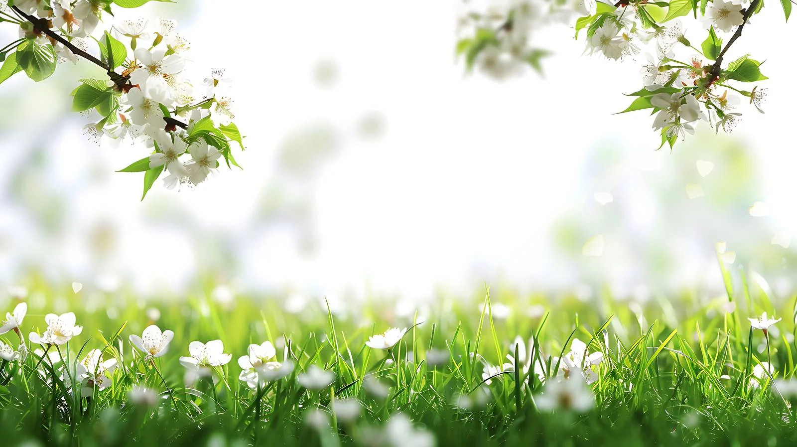 Spring Themed White Background Isolation — free download from Dotvec