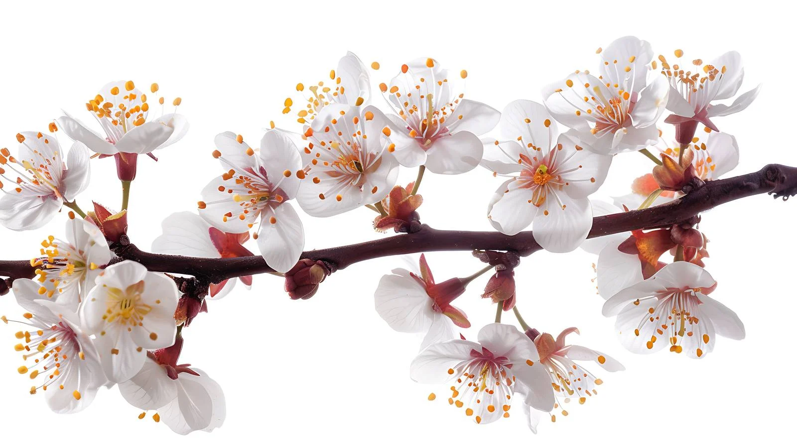 Spring Blossom on Cherry Plum Branch — free download from Dotvec